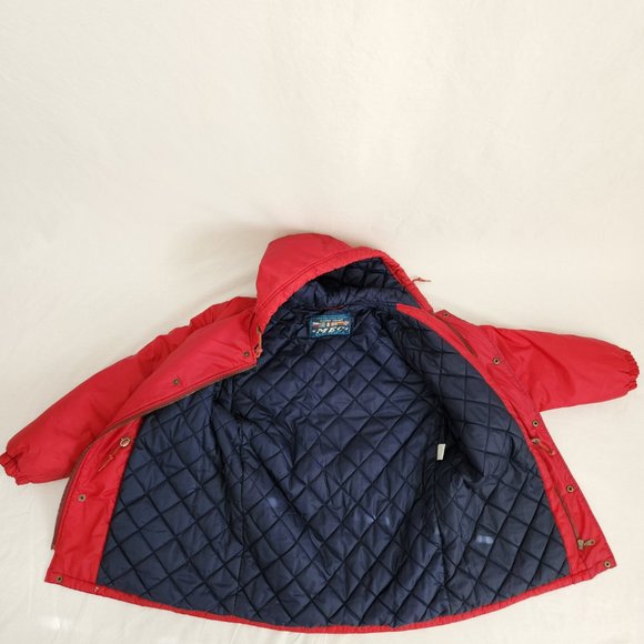 VINTAGE Unisex! *MEC* EUROPEOPLE Outdoor Winter Hoodie Jacket Size 40 (S/M) Red - Picture 8 of 16